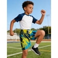 thumbnail image 4 of Lanbubble Boys Athletic Groundwork Performance Shorts Kids Mesh Breathable Quick Dry Stretch Basketball Active Sweat Shorts for 7-14 Years, 4 of 7