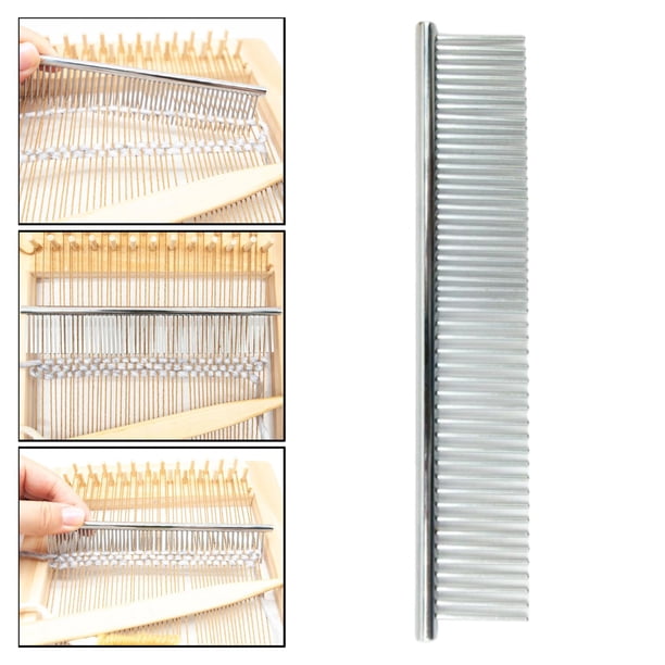 Peine de Flecos de Macramé BLESIY Artesanía de Acero Inoxidable Duradero