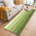 thumbnail image 3 of Runner Rug 2 x 6 Ft, Green Wood Grain Washable Non-Slip Floor Mat for Kitchen Hallway/Entryway, Ombre Rustic Retro Wooden Plank Long Kitchen Runner Area Rugs for Living Room, Low-Profile, 3 of 7