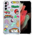 thumbnail image 1 of Hippie Skull Clear Case for Samsung Galaxy S23,Aesthetic Art Design Case for Men Women,Unique Trendy Transparent TPU Bumper Case Cover, 1 of 5