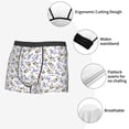 thumbnail image 3 of Yiaed Monkey Submarine Captain Print Men's Soft Cotton Boxer Shorts Breathable Boxers Underwear Moisture-Wicking Underwear Stretch Boxer Briefs for Man-X-Large, 3 of 5