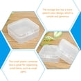 thumbnail image 2 of CIMAXIC 20Pcs Small Clear Plastic Containers with Lids Bead Organizers Small Storage Box Case,2.17"X2.17"X0.87", 2 of 5