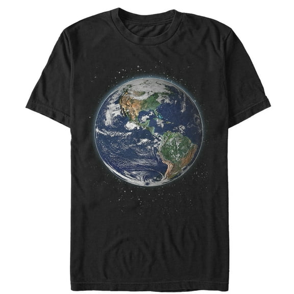 Men's Lost Gods Planet Earth Graphic Tee Black 2X Large