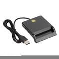 thumbnail image 1 of Lector de tarjetas inteligentes negro para Windows 98/Me/2000/NT 4.0/XP/CE/Vista/7/8/8.1/10/Linux, 1 of 14