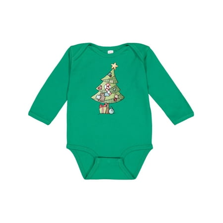 

Inktastic Christmas Tree Gift Baby Boy or Baby Girl Long Sleeve Bodysuit