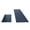 A004- Dark Blue, variant on Kitchen Anti Fatigue Mat Set of 2, Thick Waterproof Non Slip Pvc Navy Blue, Cushioned Long Anti Fatigue Floor Mat for Standing, Home Kitchen Floor Mats 2 Piece