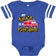 thumbnail image 3 of Inktastic My Auntie is a Firefighter with Fire Truck Boys or Girls Baby Bodysuit, 3 of 5