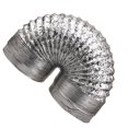 thumbnail image 3 of 1 pieza de manguera de conducto de papel de aluminio grueso de 1,5 m Tubo flexible de entrada de aire Tubo de ventilación Manguera de ventilación de escape para ventilación HVAC Diámetro de, 3 of 4