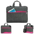 thumbnail image 1 of Laptop Bag Messenger Bag, Water Resistant Nylon Laptop Shoulder Bag with Multiple Pockets, Padded Compartment Fits 13 Inch Laptops Chromebooks Tablets, 1 of 6