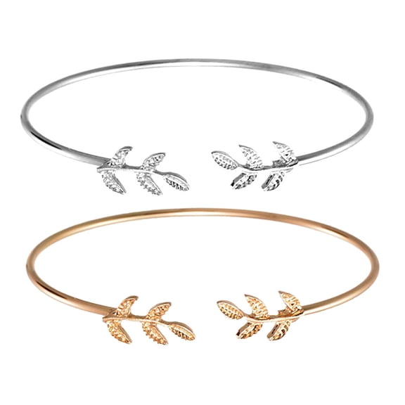 WEUVEB Adjustable Bendable Bangle Bracelet Simple Alloy Jewelry for Women 1 Pack Stylish and Lightweight