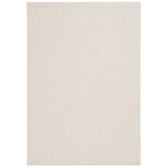 SAFAVIEH Sisal All-Weather Ophelia Solid Indoor/Outdoor Area Rug, Ivory/Natural, 5'3" x 7'6"