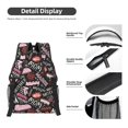 thumbnail image 4 of Yiaed Various Languages Mother Print School Backpack College Backpack Daypacks for Students High School Spacious and Durable Daypack for Work and Travel-One Size, 4 of 6