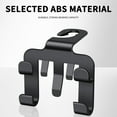 thumbnail image 6 of Kchsji 4-in-1 Car Seat Back Hook Phone Holder Universal Headrest Hanger Organizer for Purse Bag Grocery, ABS Strong Load Auto Interior Accessories, 360° Swivel Mount Detachable, 20lb Capacity, 6 of 9
