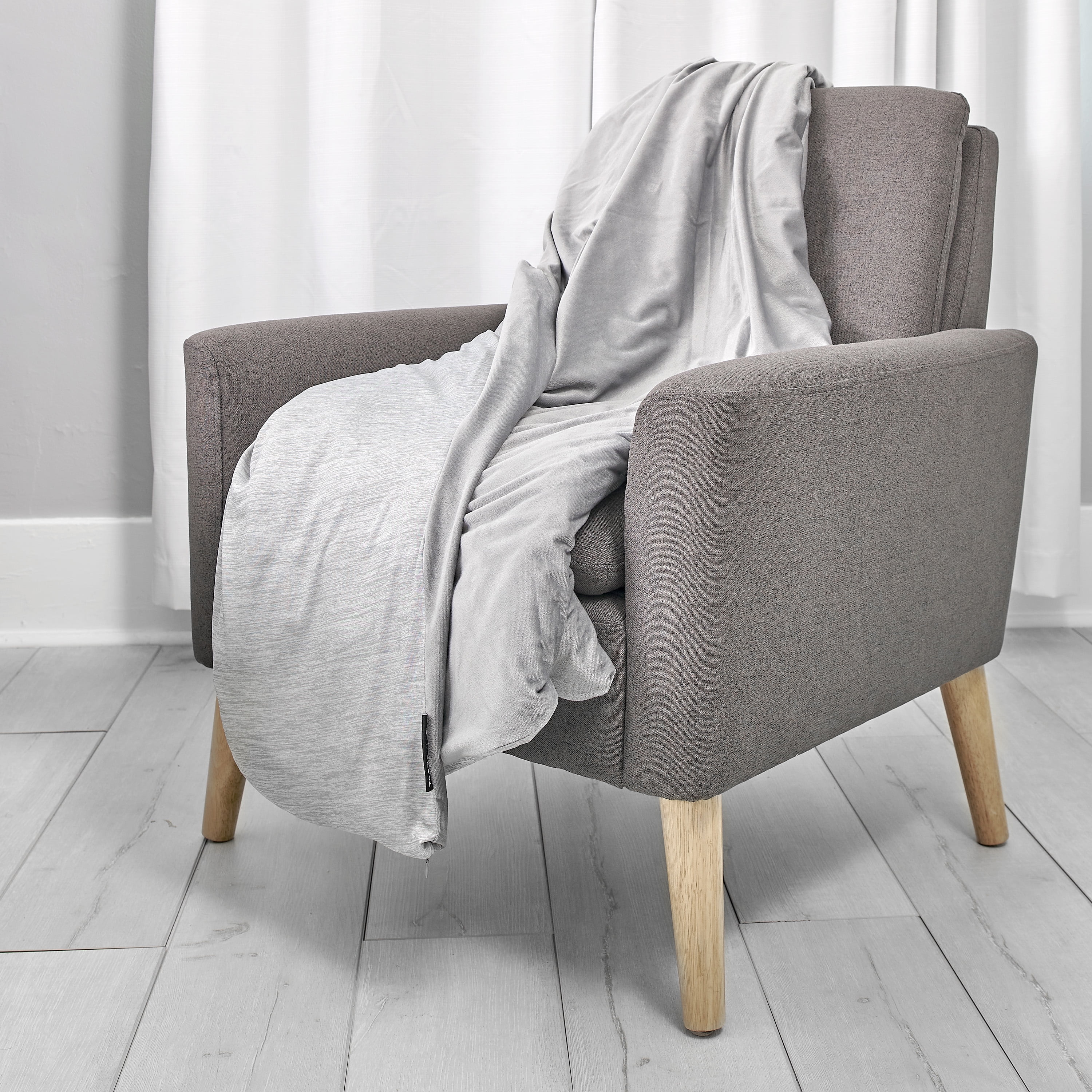 Tranquility 15lb Cooling Weighted Blanket, Griffon Gray