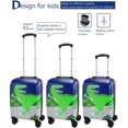 thumbnail image 3 of GURHODVO 19" Kids Carry On Luggage with Wheels, Big Green Dinosaur, 3 of 7