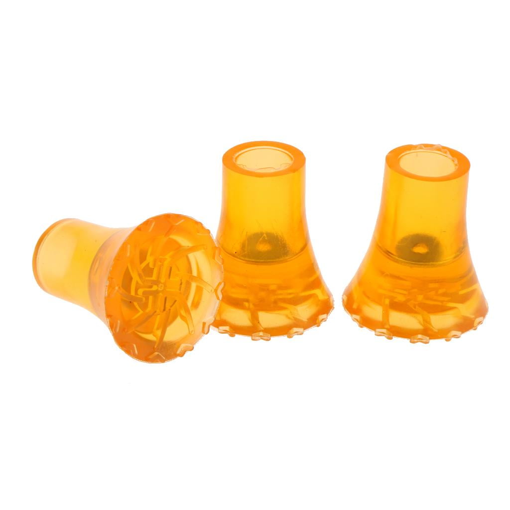 Set of 3 crutch capsule walking aid foot for s and forearm crutches