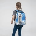 thumbnail image 5 of Fuzoiu Cute Cloud Bichon Frise Print Lightweight Daypack,Weekender Bag for Men and Women, Travel Backpack with Padded Straps for School, Travel & Work, 5 of 7
