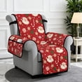 thumbnail image 2 of Yuyamidu Santa Claus Stretch Recliner Chair Cover Waterproof Recliner Chair Protector with Elastic Edge Easy to Install Single-Seater Sofa Slipcovers Gift for Holiday, 2 of 7
