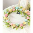 thumbnail image 3 of 16.5 Inches Easter Wreath Simulation Decoration Home Party Hanging Ornament Door Hanging with Easter Theme Realistic Appearance Durable Plastic Long Lifespan for Holiday Decor 1 PC, 3 of 10