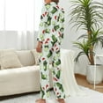 thumbnail image 3 of Top-kevin Womens Pajamas Set Cute Hippo Party Pattern Soft Long Sleeve Sleepwear Button Down Sets, 3 of 6