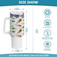 thumbnail image 3 of SKYSONIC 40oz Beauty Fish Tumbler With Lid And Straw Travel Coffee Mug Stainless Steel Insulated Thermal Tumblers Cup, 3 of 7