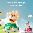 thumbnail image 4 of Inertia Sliding Toy Car Cartoon Animal Shape with Candy Storage Hole Fun Educational Promotes Imagination Hand-Eye Coordination Baby Car Toy Kids Birthday Gift, 4 of 6