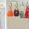 thumbnail image 5 of HiGift Paquete de 12 Ganchos para Bolsos para Armario Gancho para Barra de Armario con Recubrimiento de Goma Antideslizante para Bolsos Ganchos Organizadores Grandes para Colgar Bolsos Mochilas Cintur, 5 of 5