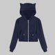 thumbnail image 1 of ICHUANYI Liquidación Mujer Casual Manga Larga Cremallera Bolsillo Camisa Sudadera Con Capucha Tops ICHUANYI WER202308255943, 1 of 5