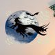 thumbnail image 3 of Calcomanías de pared Soledad de Halloween PVC 30 cm x 24 cm, 3 of 6