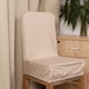 thumbnail image 5 of Conjuntos de de silla de comedor elástico, protectoras de muebles de silla elástica extraíbles lavables champán Macarena Comedor Silla Slipcover, 5 of 8