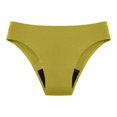 thumbnail image 2 of Mid Waisted Bikini Bottoms | Mid Cut Leg, Medium Bum Coverage, Full Lining, Swim, Bathing Suit Briefs for Women (Light Green,XS), 2 of 9