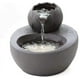 thumbnail image 1 of Fuente para gatos, dispensador de agua de cerámica para mascotas - Bebedero vertical para gatos Lotus - Filtro de circulación automática, agua para la salud y la higiene, fondo con pequeño, 1 of 3