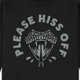thumbnail image 3 of Instant Message - Hiss Off Snake - Men's Crew Neck Fleece Pullover, 3 of 6