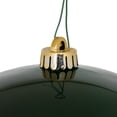 thumbnail image 4 of Vickerman 8" Midnight Green Candy Ball Ornament, 4 of 6