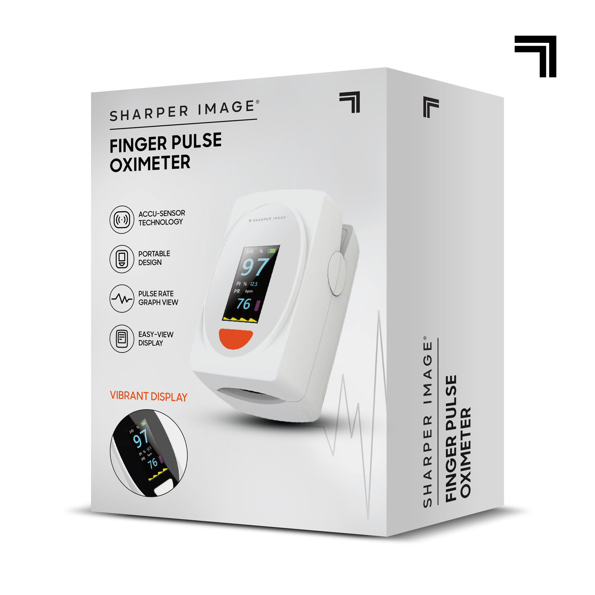 Sharper Image Finger Pulse Oximeter SpO2 Monitor photo 7