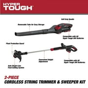 Hyper Tough 20V Cordless Combo Kit, 10-inch String Trimmer & 130Mph Sweeper, HT21-401-003-06