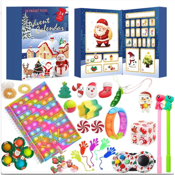 Christmas Blind Box Decompression Countdown Calendar Set Children's Christmas Gift Toys