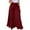 Wine, variant on RYRJJ Womens Wide Leg Pleated Palazzo Pants with Pockets High Waisted Chiffon Flowy Flare Trousers Clubwear(Purple,S)