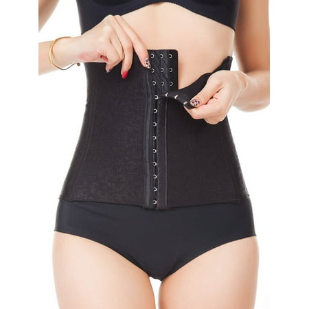 Women's Waist Nipper Instant Slimmer Long Torso Jacquard Shapewear Girdle Underbust Corset Cincher Body Shaper