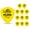 Yellow, variant on Dunlop Tortex Flow Guitar Picks - 1.35 mm 12 Pack