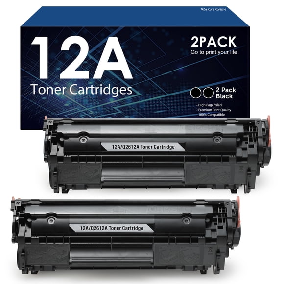 12A Toner Cartridge Replacement for HP 12A Q2612A Work with HP Laserjet 1020 1022 1012 1010 1015 1018 1022n 1022NW 3015 3030 3020 3050 3052 3055 M1005 M1319 M1319F Print