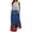 Blue womens dresses, variant on Wycnly Womens Dresses Independence Day Loose Pocket Swing Tunic Tank Long Dresses for 4th of July Fashion Star Print V-Neck Sleeveless Maxi Summer Dress Black XXL