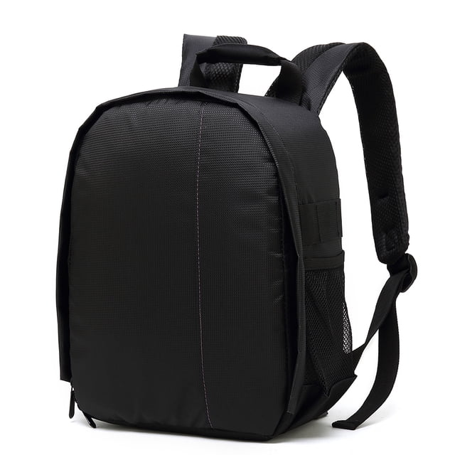 KAKOWELY Mochila Para Cámara Dslr Resistente Y Con Bolsillos Externos Y Cierre Doble Morada