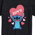 thumbnail image 3 of Lilo & Stitch - Luv U - Men's Short Sleeve Graphic T-Shirt, 3 of 5
