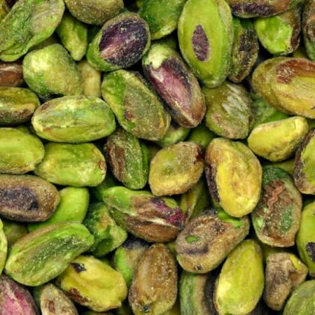 Salted California Pistachios - BAYSIDE CANDY PISTACHIOS SHELLED KERNELS ROASTED SALTED, 1LB