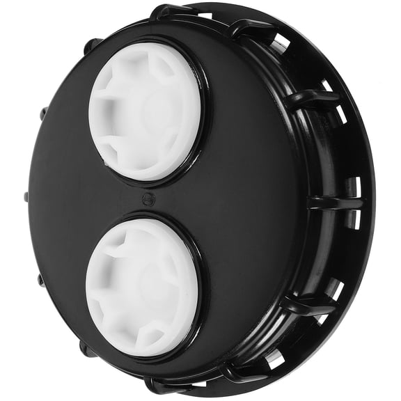 LABSERRON 1Pcs Double Hole Blind Cover Design Plastic Bucket Lid for Storage Needs