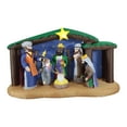 thumbnail image 3 of Belén inflable,Decoraciones navideñas inflables para el belén,Belén con el Niño Jesús y sus padres,luces LED,Decoración navideña inflable para exteriores de 1,4 metros (4,5, 3 of 9