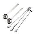 thumbnail image 1 of 2 Pcs Tablespoon Measuring Spoon Coffee Scoop, 30Ml Metal & 3 Pcs Stainless Steel Mixing Spoons Spiral Pattern Bar, 1 of 7