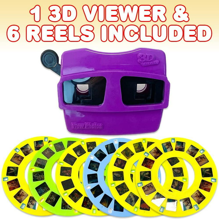 ArtCreativity 3D Viewer Toy with 6 Reels, 3D Reel Slide Viewer for Kids,  Vibrant Colors