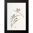 thumbnail image 2 of FISK, Arnie 14x18 Black Modern Framed Museum Art Print Titled - Bird in White, 2 of 5